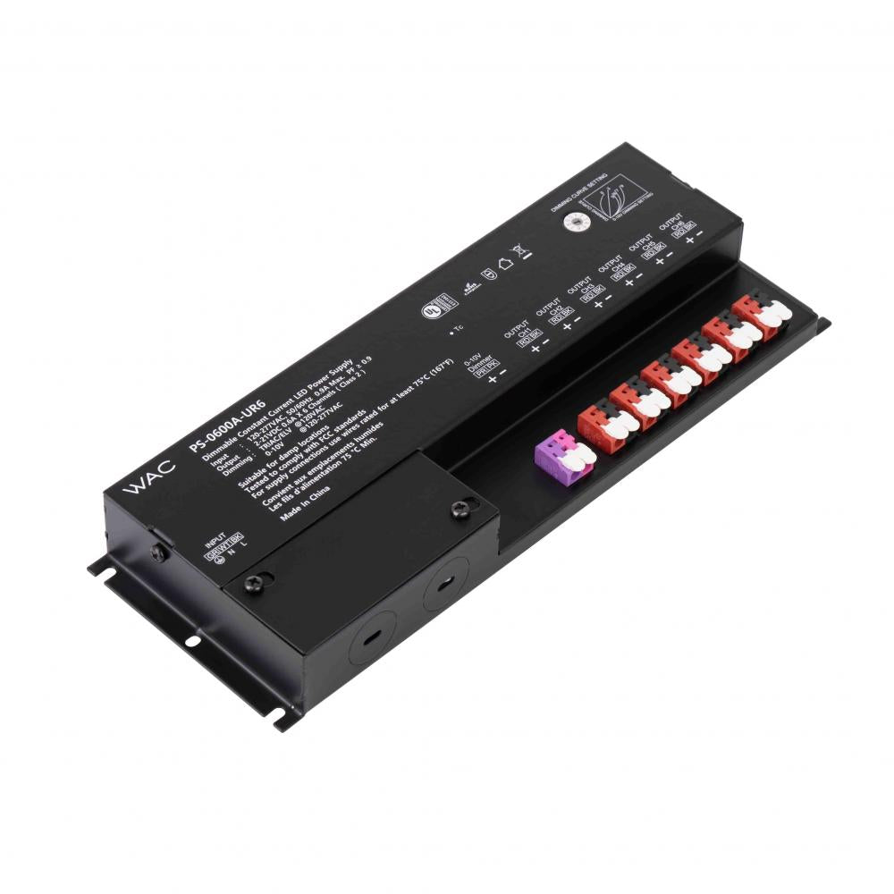 WAC LIGHTING 6 CHS ~ 600MA 2-21 VDC 75. REMOTE POWER SUPPLY - DO NOT SHOW ON WEBSITE