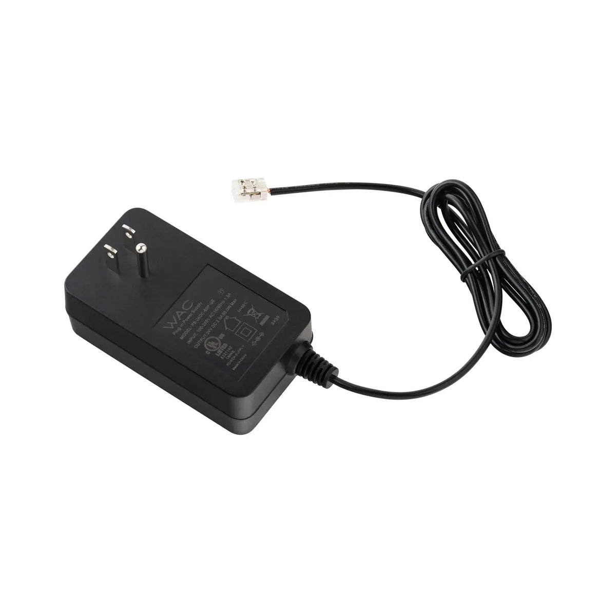 WAC LIGHTING PLUG-IN POWER SUPPLY 120V INPUT 24VDC OUTPUT - DO NOT SHOW ON WEBSITE