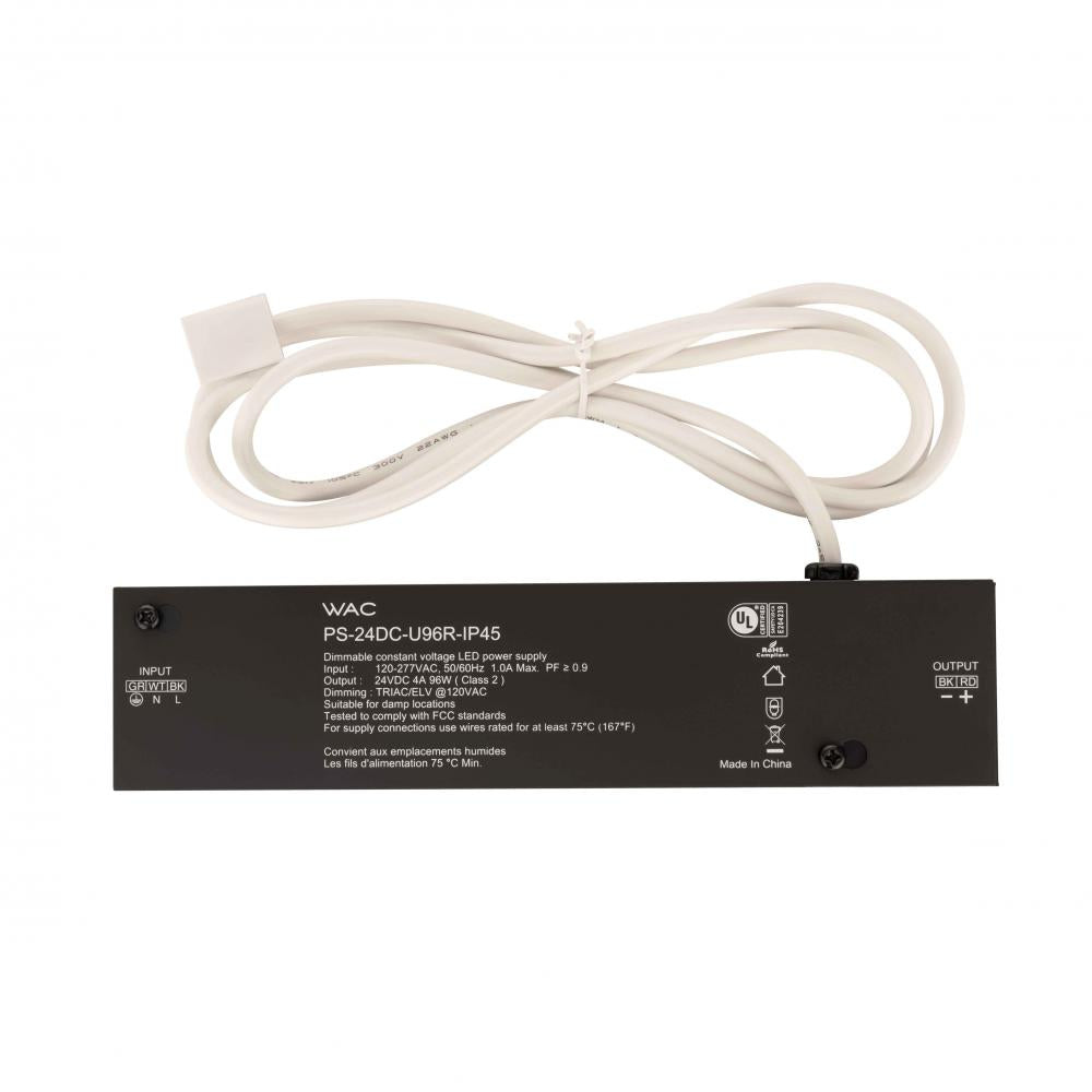 WAC LIGHTING INVISILED OUTDOOR IP45 REMOTE POWER SUPPLY 120-277VAC/24VDC - DO NOT SHOW ON WEBSITE