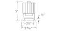 WAC LIGHTING VOLTA SHALLOW REGRESSED DOWNLIGHT TRIM - DO NOT SHOW ON WEBSITE