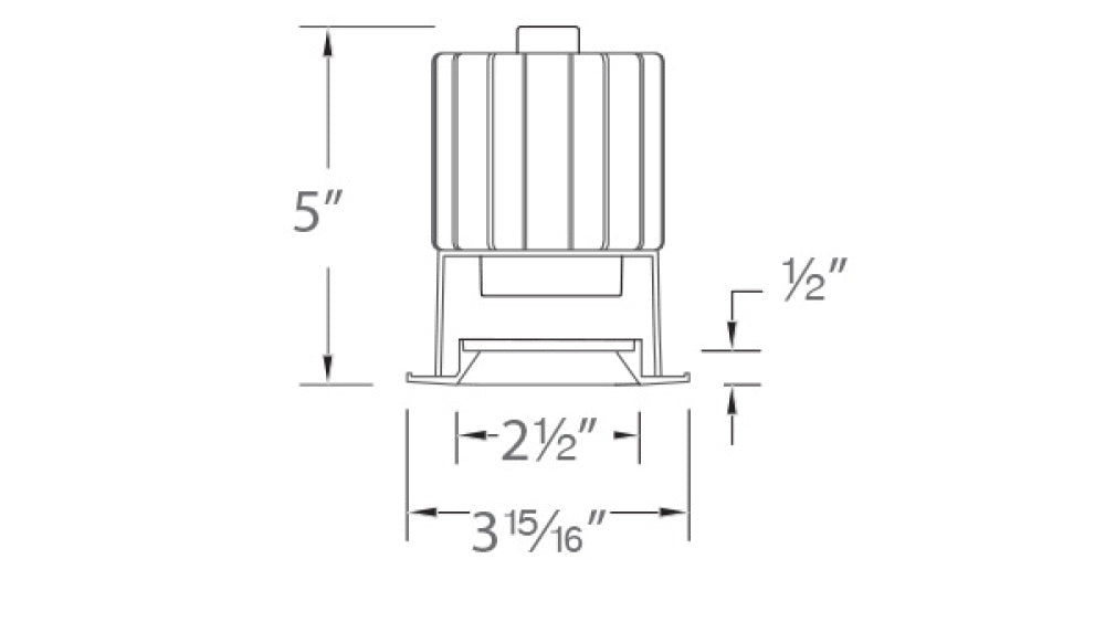WAC LIGHTING VOLTA SHALLOW REGRESSED DOWNLIGHT TRIM - DO NOT SHOW ON WEBSITE