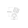 WAC LIGHTING VOLTA SQUARE PINHOLE TRIM - DO NOT SHOW ON WEBSITE