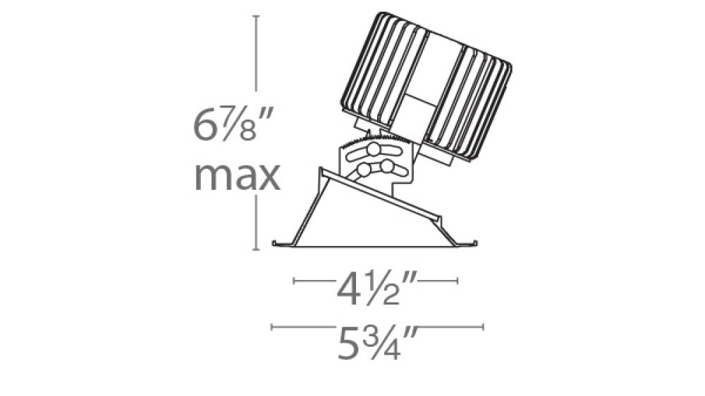 WAC LIGHTING VOLTA 4. ADJUSTABLE TRIM - DO NOT SHOW ON WEBSITE
