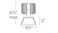 WAC LIGHTING VOLTA 4. INVISIBLE TRIM - DO NOT SHOW ON WEBSITE