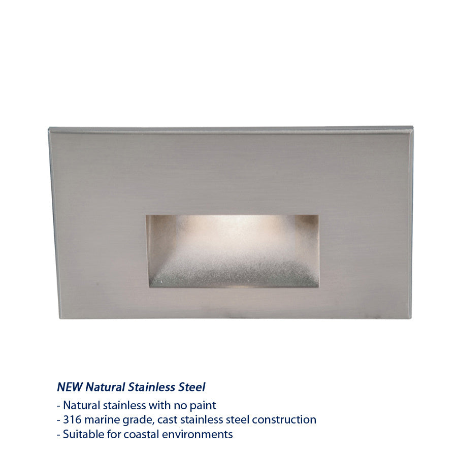 WAC LIGHTING, LEDME HORIZONTAL STEP AND WALL LIGHT, OUTDOOR WALL LIGHTS