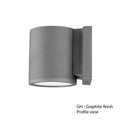 WAC LIGHTING, TUBE OUTDOOR WALL SCONCE LIGHT, OUTDOOR WALL LIGHTS