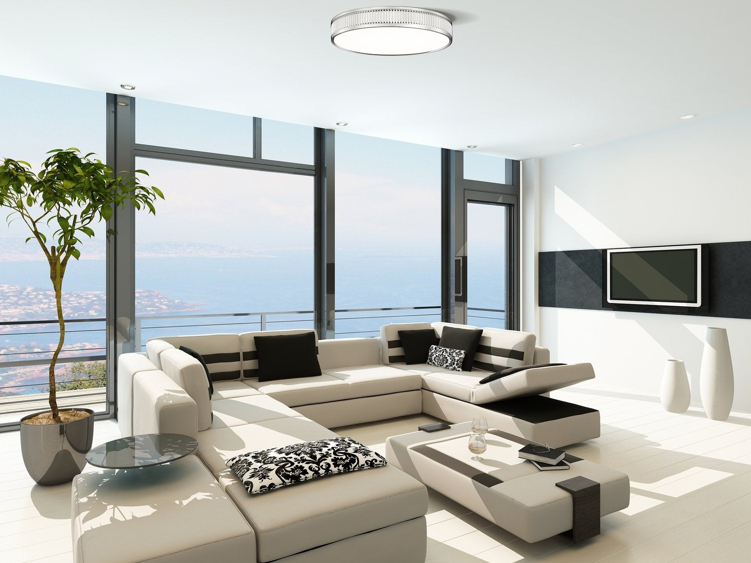 Z-LITE, STARI FLUSH MOUNT, FLUSH MOUNT CEILING LIGHTS