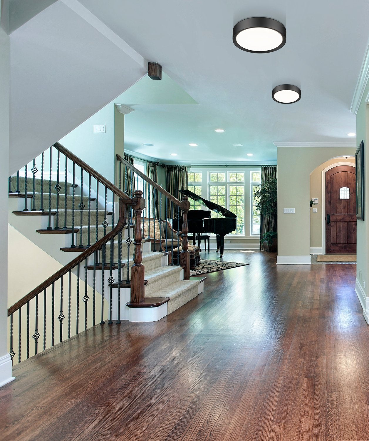 Z-LITE, KAWAN FLUSH MOUNT, FLUSH MOUNT CEILING LIGHTS