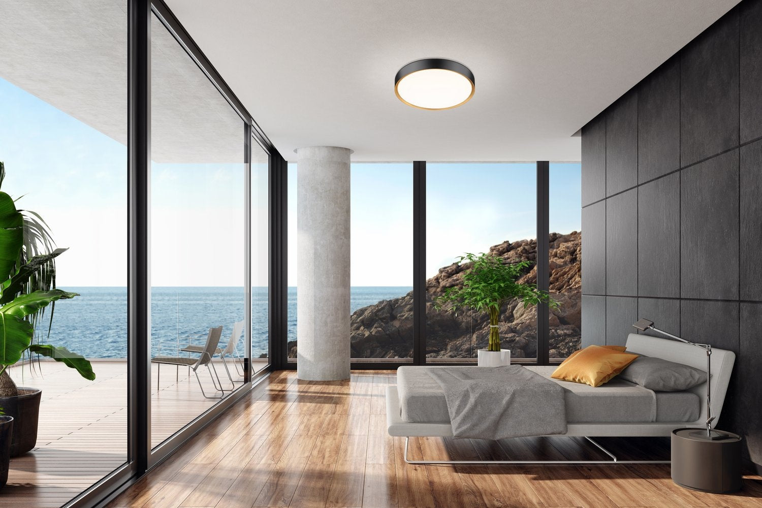Z-LITE, KAWAN FLUSH MOUNT, FLUSH MOUNT CEILING LIGHTS
