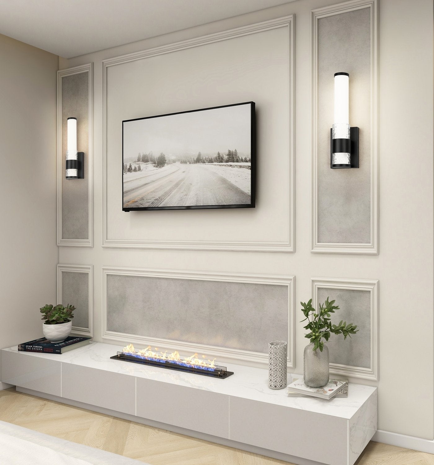 Z-LITE, EGON WALL SCONCE, WALL SCONCES