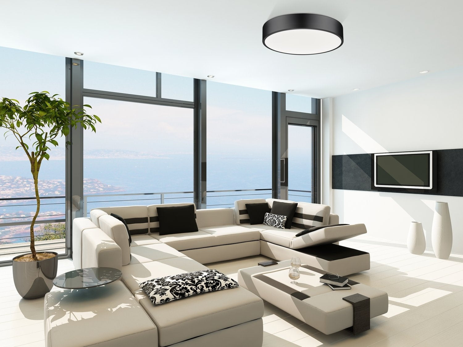 Z-LITE, CORONADO FLUSH MOUNT, FLUSH MOUNT CEILING LIGHTS