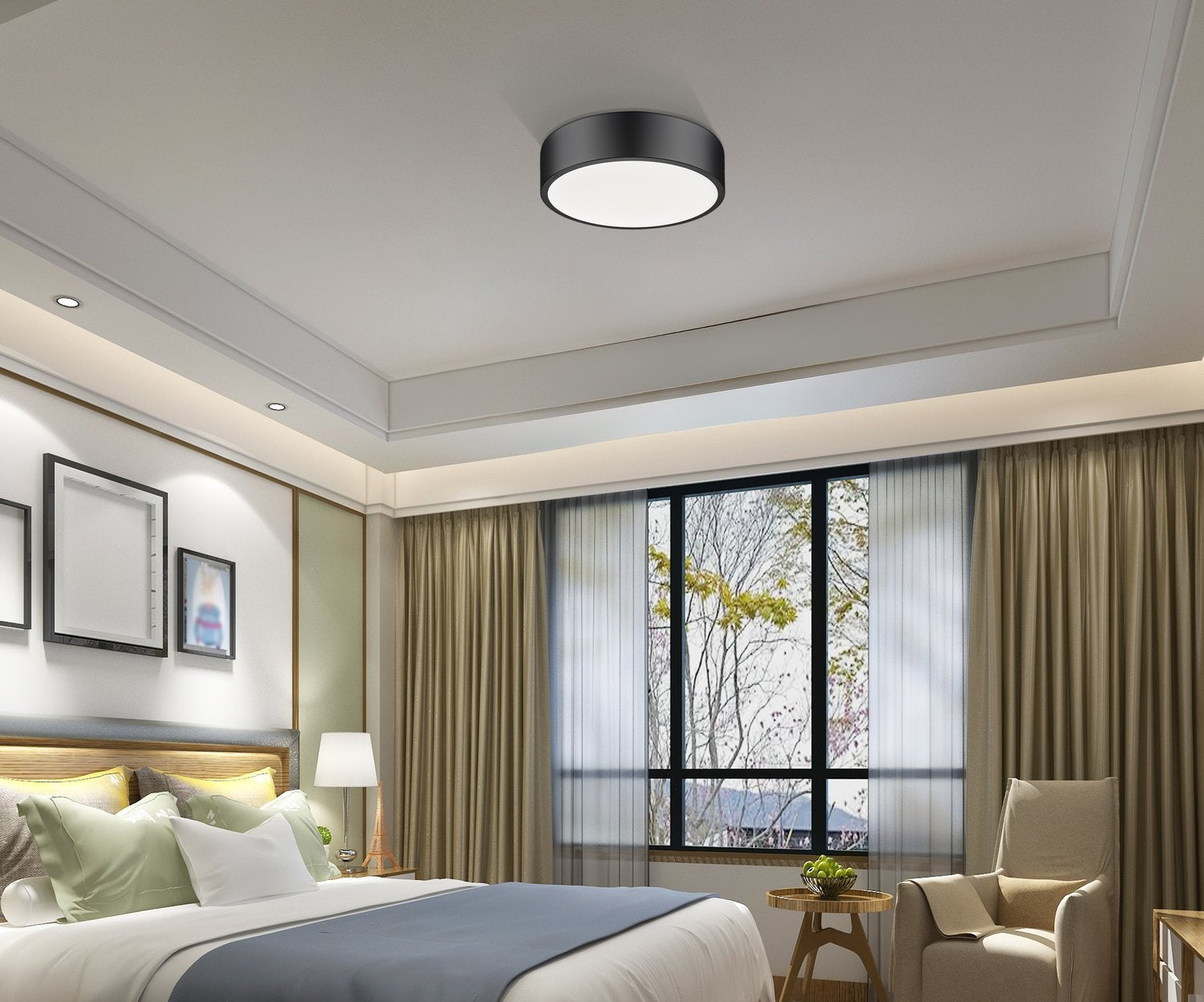 Z-LITE, CORONADO FLUSH MOUNT, FLUSH MOUNT CEILING LIGHTS