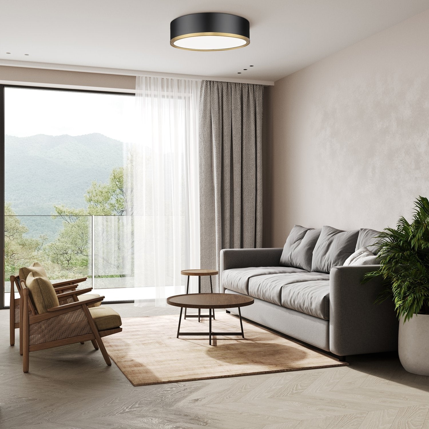 Z-LITE, BRADLEY FLUSH MOUNT, FLUSH MOUNT CEILING LIGHTS