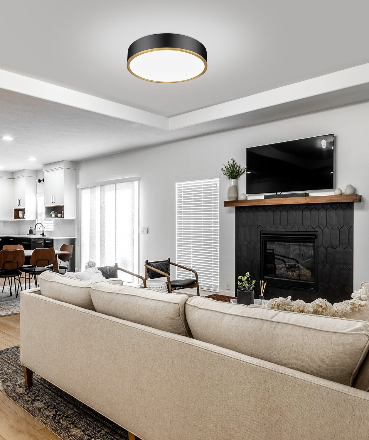 Z-LITE, BRADLEY FLUSH MOUNT, FLUSH MOUNT CEILING LIGHTS