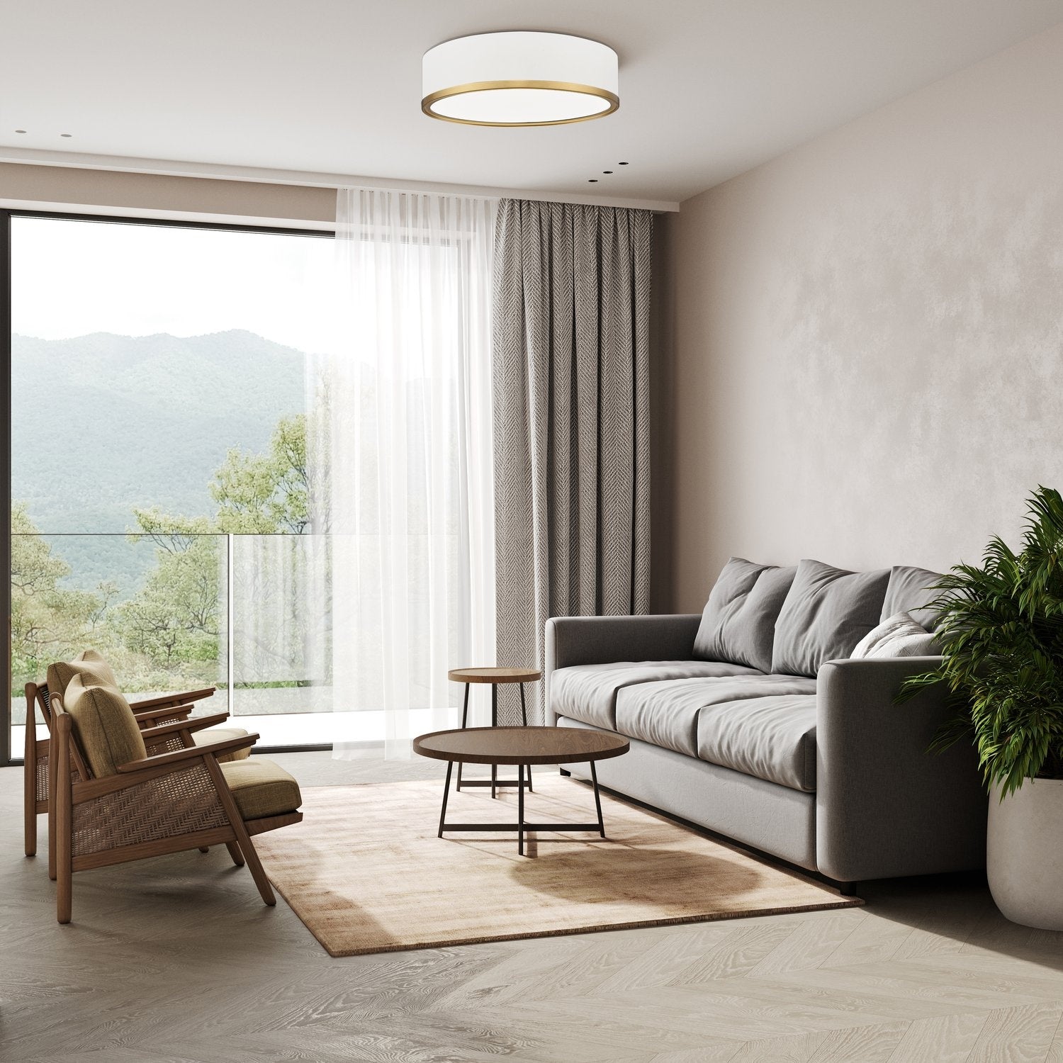 Z-LITE, BRADLEY FLUSH MOUNT, FLUSH MOUNT CEILING LIGHTS