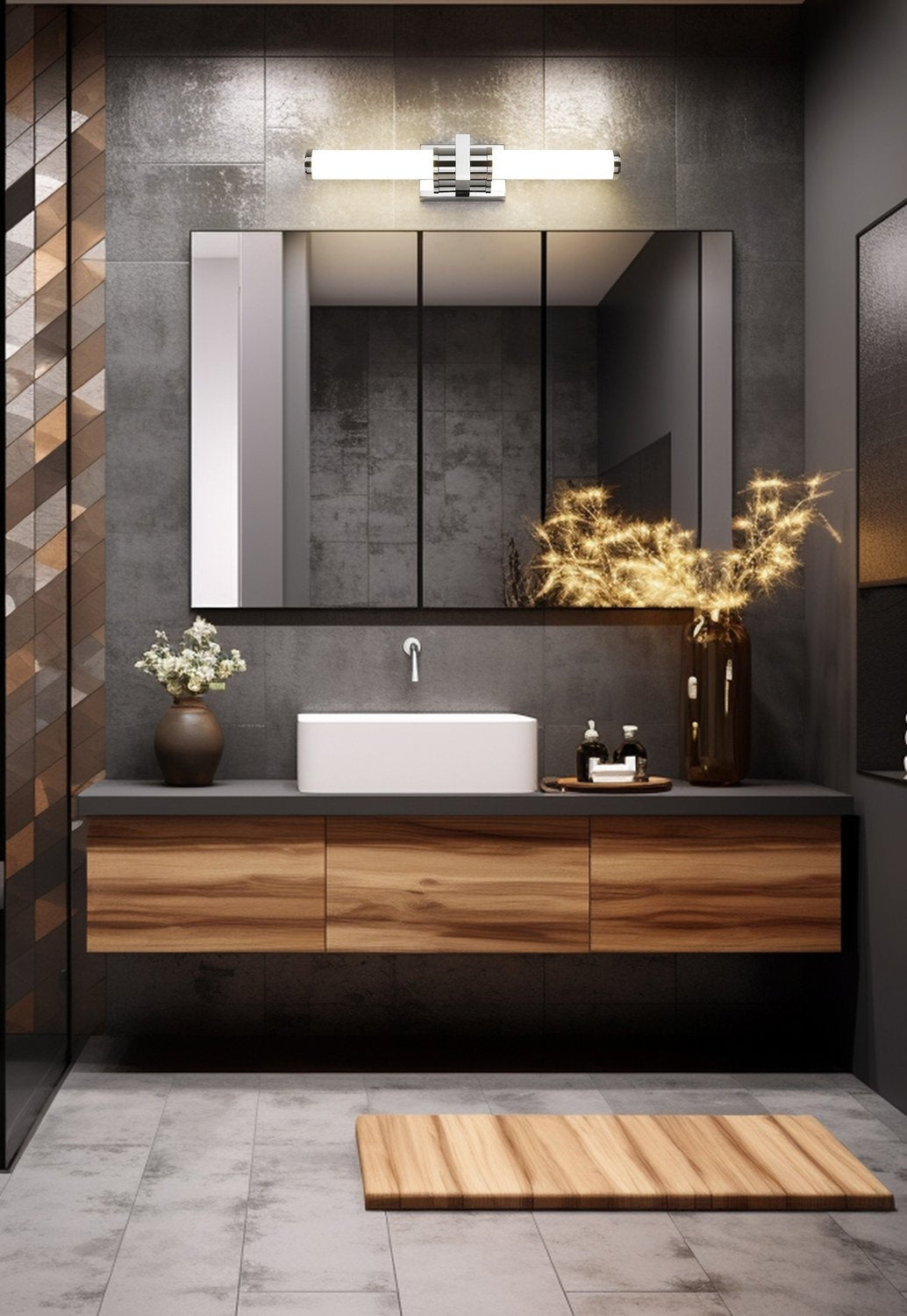 Z-LITE, IDRIS VANITY, VANITY LIGHT