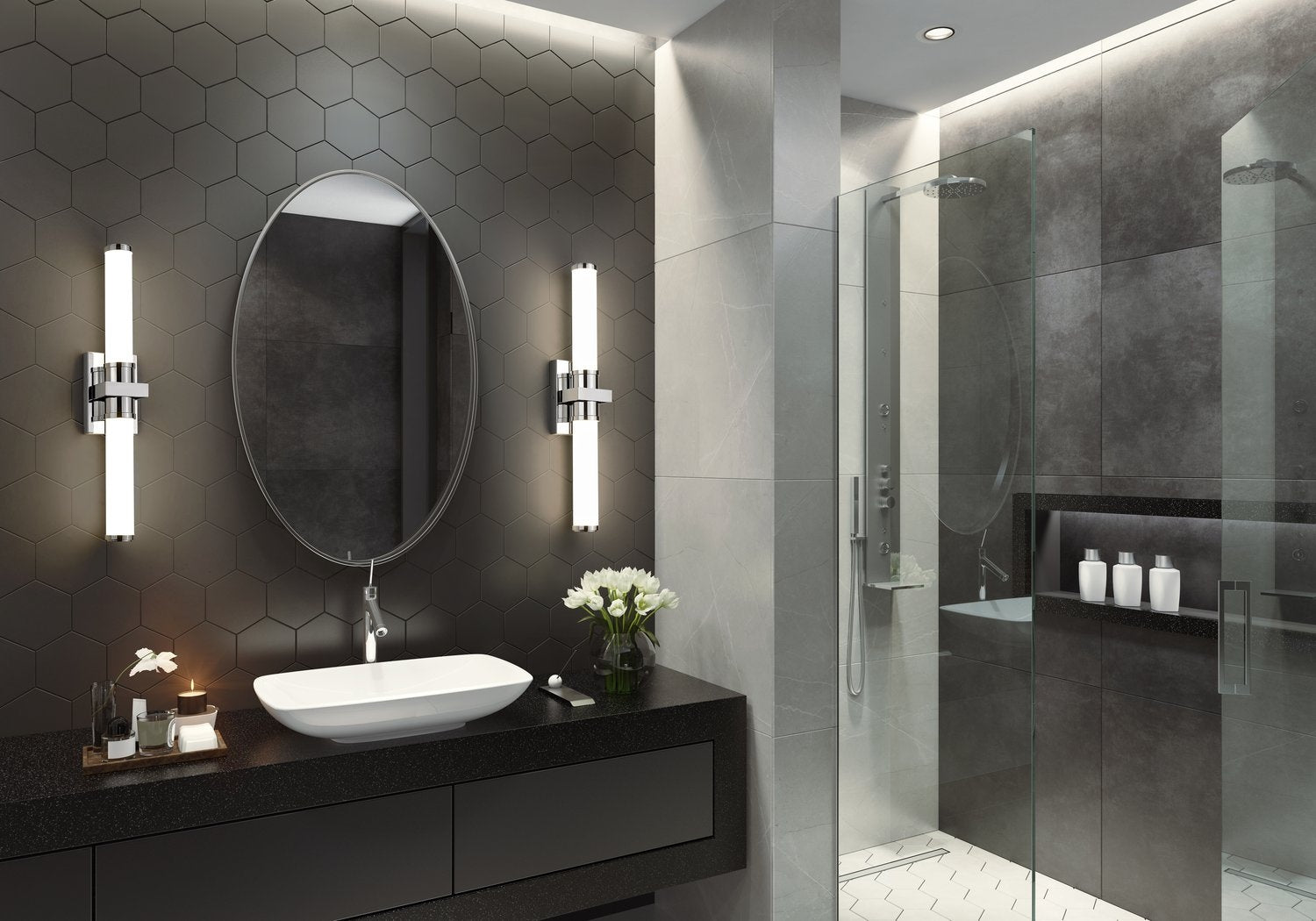 Z-LITE, IDRIS VANITY, VANITY LIGHT