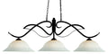 Z-LITE, PHOENIX 3 LIGHT BILLIARD, LINEAR LIGHT