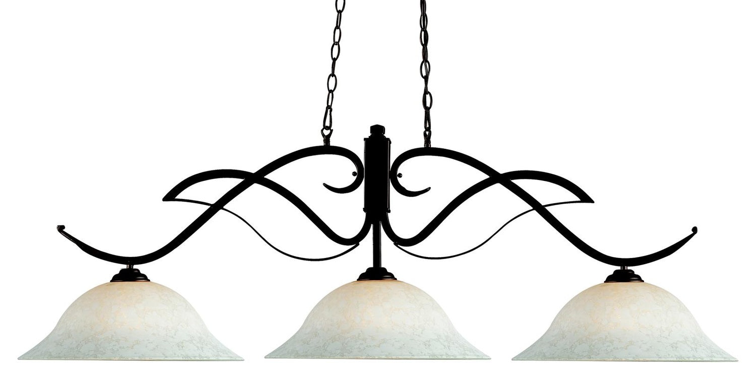 Z-LITE, PHOENIX 3 LIGHT BILLIARD, LINEAR LIGHT