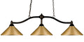 Z-LITE, CHANCE 3 LIGHT BILLIARD, LINEAR LIGHT