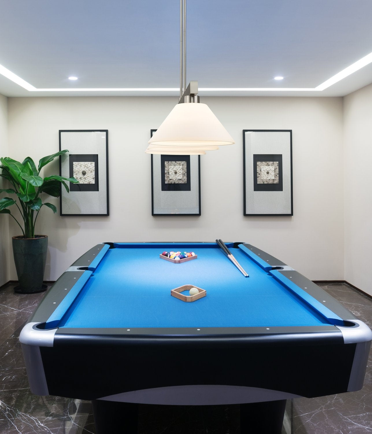 Z-LITE, COBALT 3 LIGHT BILLIARD, LINEAR LIGHT