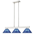 Z-LITE, COBALT 3 LIGHT BILLIARD, LINEAR LIGHT