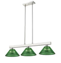 Z-LITE, COBALT 3 LIGHT BILLIARD, LINEAR LIGHT