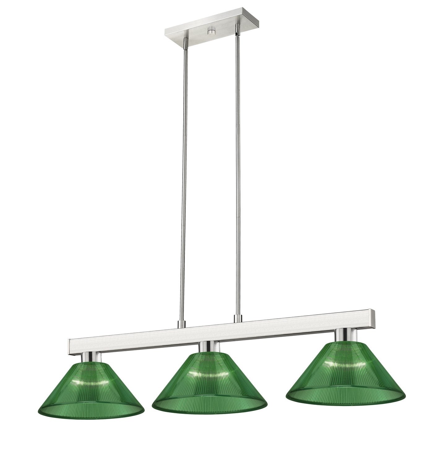 Z-LITE, COBALT 3 LIGHT BILLIARD, LINEAR LIGHT