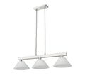 Z-LITE, COBALT 3 LIGHT BILLIARD, LINEAR LIGHT