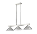Z-LITE, PLAYERS 3 LIGHT BILLIARD, LINEAR LIGHT