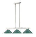 Z-LITE, COBALT 3 LIGHT BILLIARD, LINEAR LIGHT
