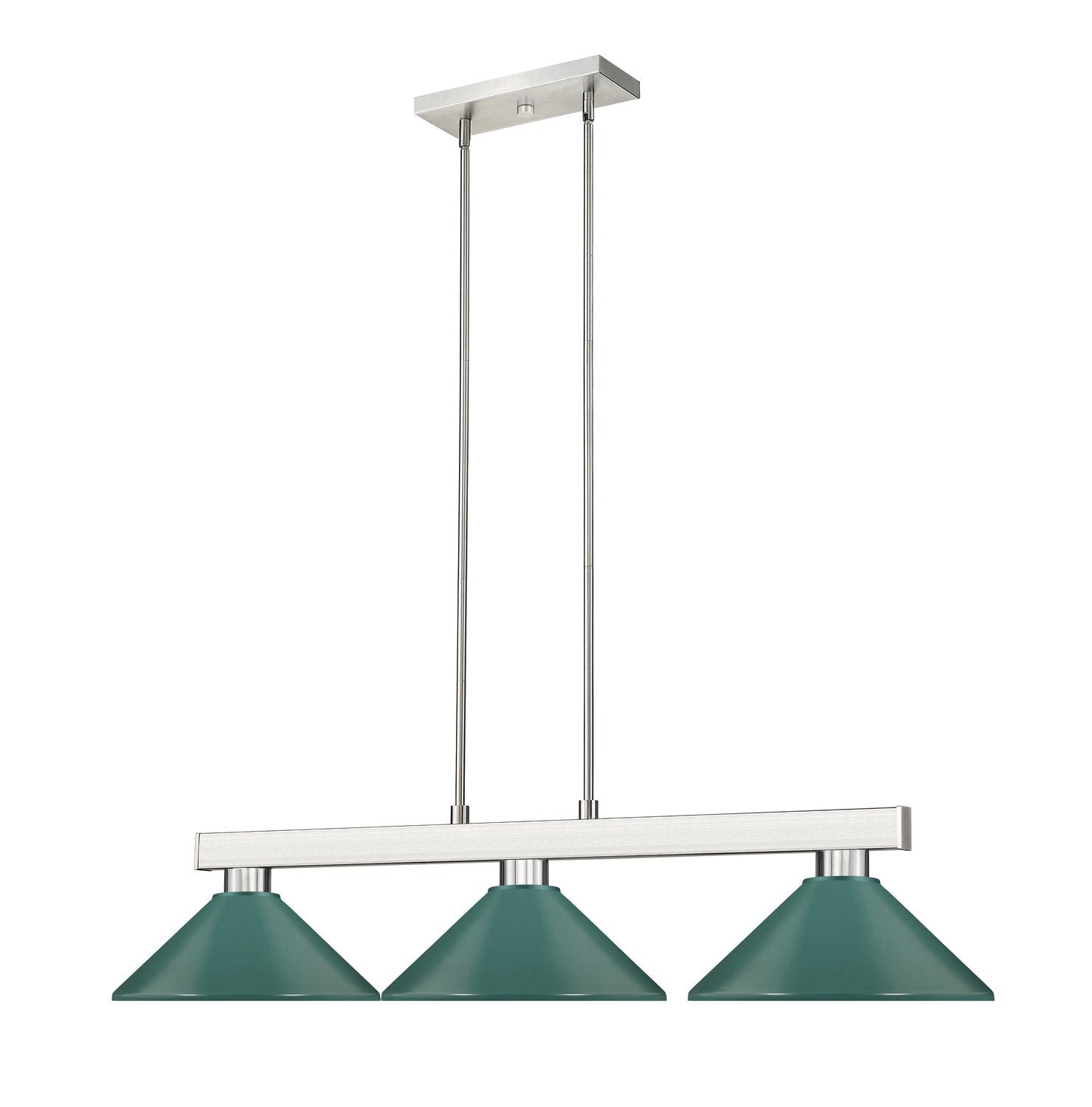 Z-LITE, COBALT 3 LIGHT BILLIARD, LINEAR LIGHT
