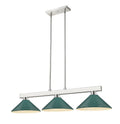 Z-LITE, COBALT 3 LIGHT BILLIARD, LINEAR LIGHT
