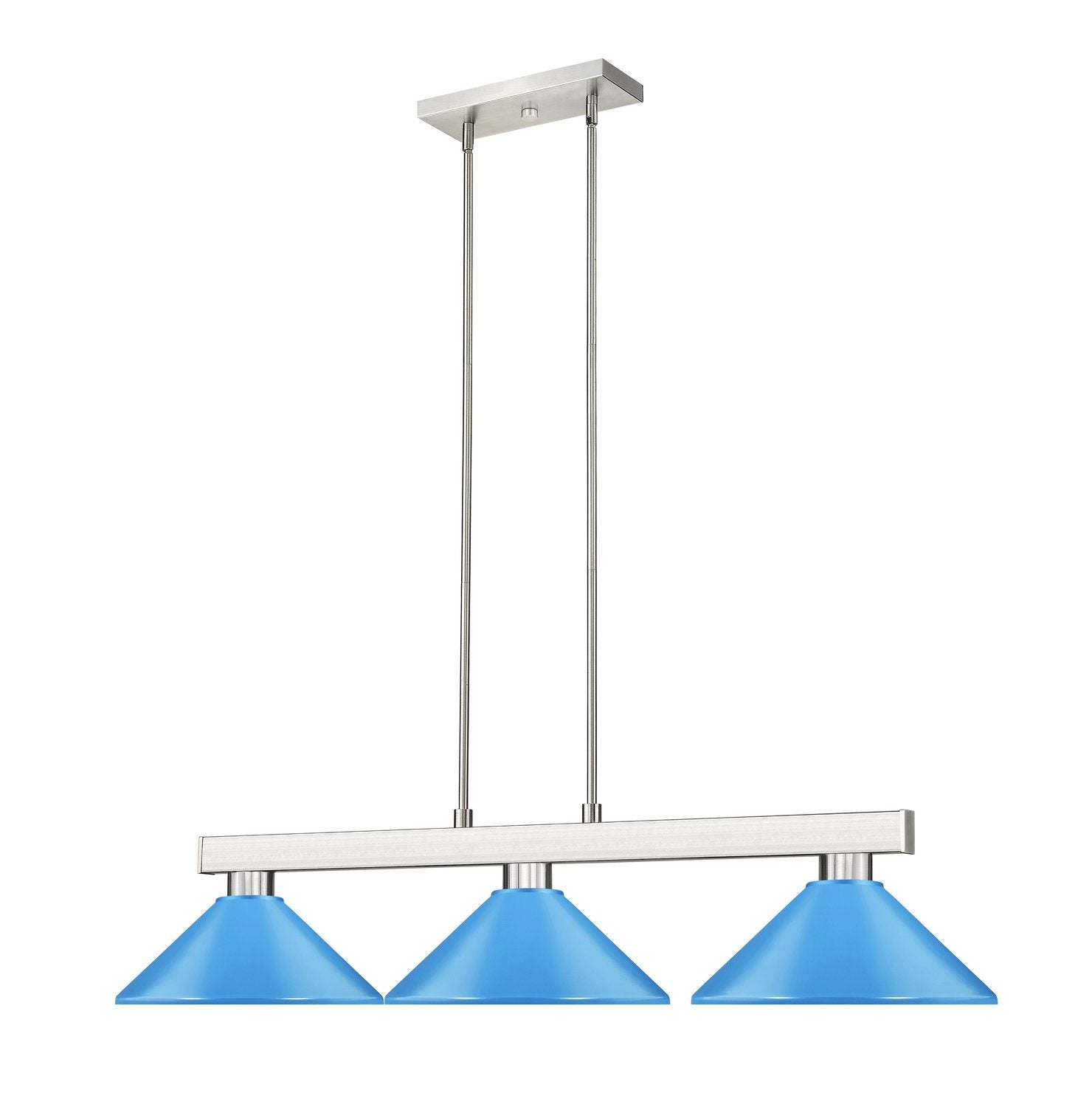 Z-LITE, COBALT 3 LIGHT BILLIARD, LINEAR LIGHT