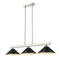 Z-LITE, COBALT 3 LIGHT BILLIARD, LINEAR LIGHT