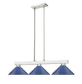 Z-LITE, COBALT 3 LIGHT BILLIARD, LINEAR LIGHT