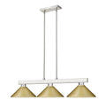 Z-LITE, COBALT 3 LIGHT BILLIARD, LINEAR LIGHT
