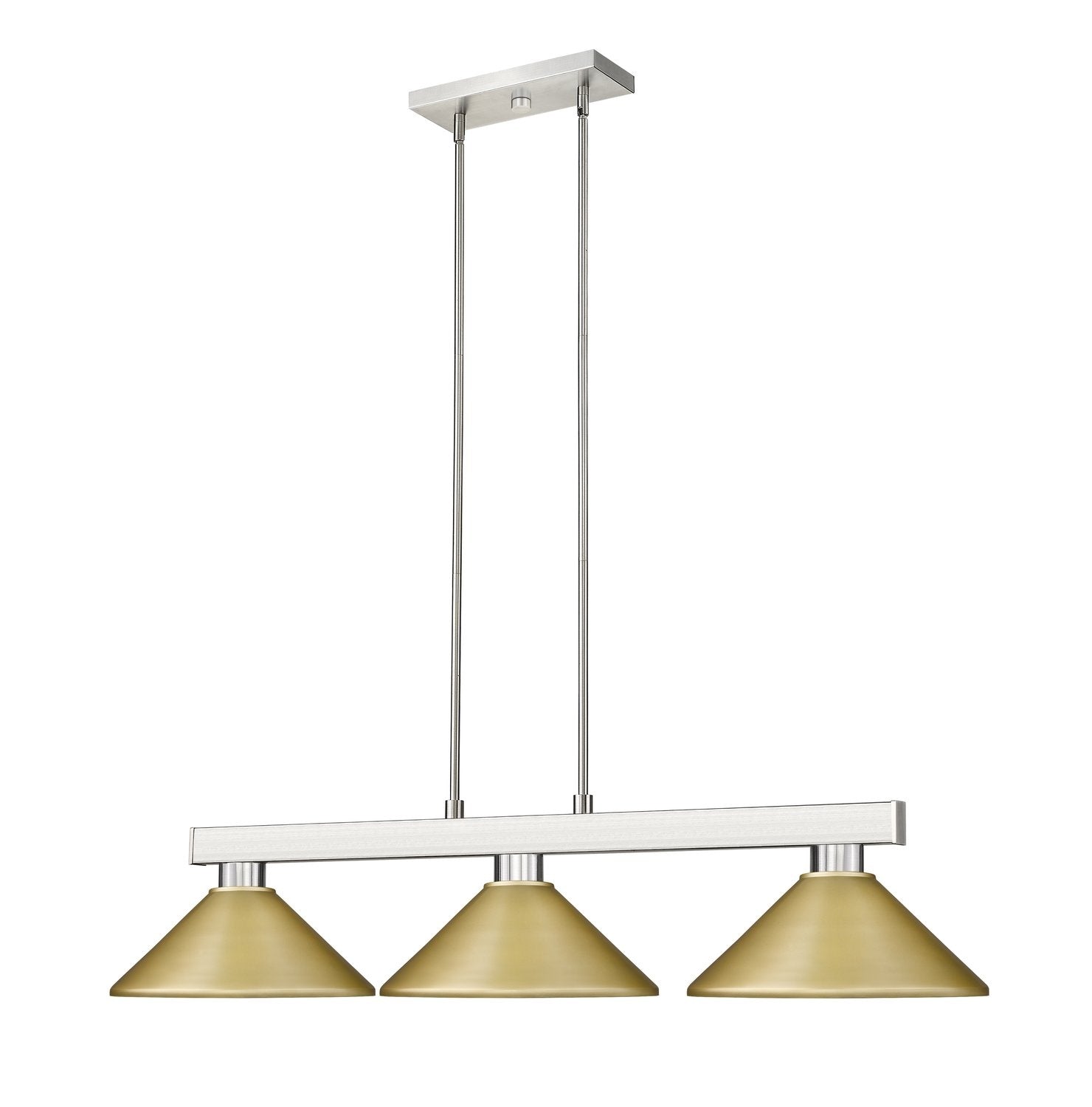 Z-LITE, COBALT 3 LIGHT BILLIARD, LINEAR LIGHT