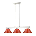 Z-LITE, COBALT 3 LIGHT BILLIARD, LINEAR LIGHT