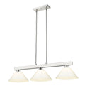 Z-LITE, COBALT 3 LIGHT BILLIARD, LINEAR LIGHT