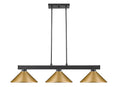 Z-LITE, COBALT 3 LIGHT BILLIARD, LINEAR LIGHT