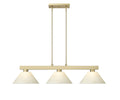 Z-LITE, COBALT 3 LIGHT BILLIARD, LINEAR LIGHT