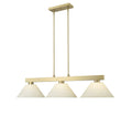 Z-LITE, COBALT 3 LIGHT BILLIARD, LINEAR LIGHT