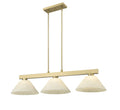 Z-LITE, COBALT 3 LIGHT BILLIARD, LINEAR LIGHT
