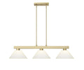 Z-LITE, COBALT 3 LIGHT BILLIARD, LINEAR LIGHT