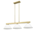 Z-LITE, COBALT 3 LIGHT BILLIARD, LINEAR LIGHT
