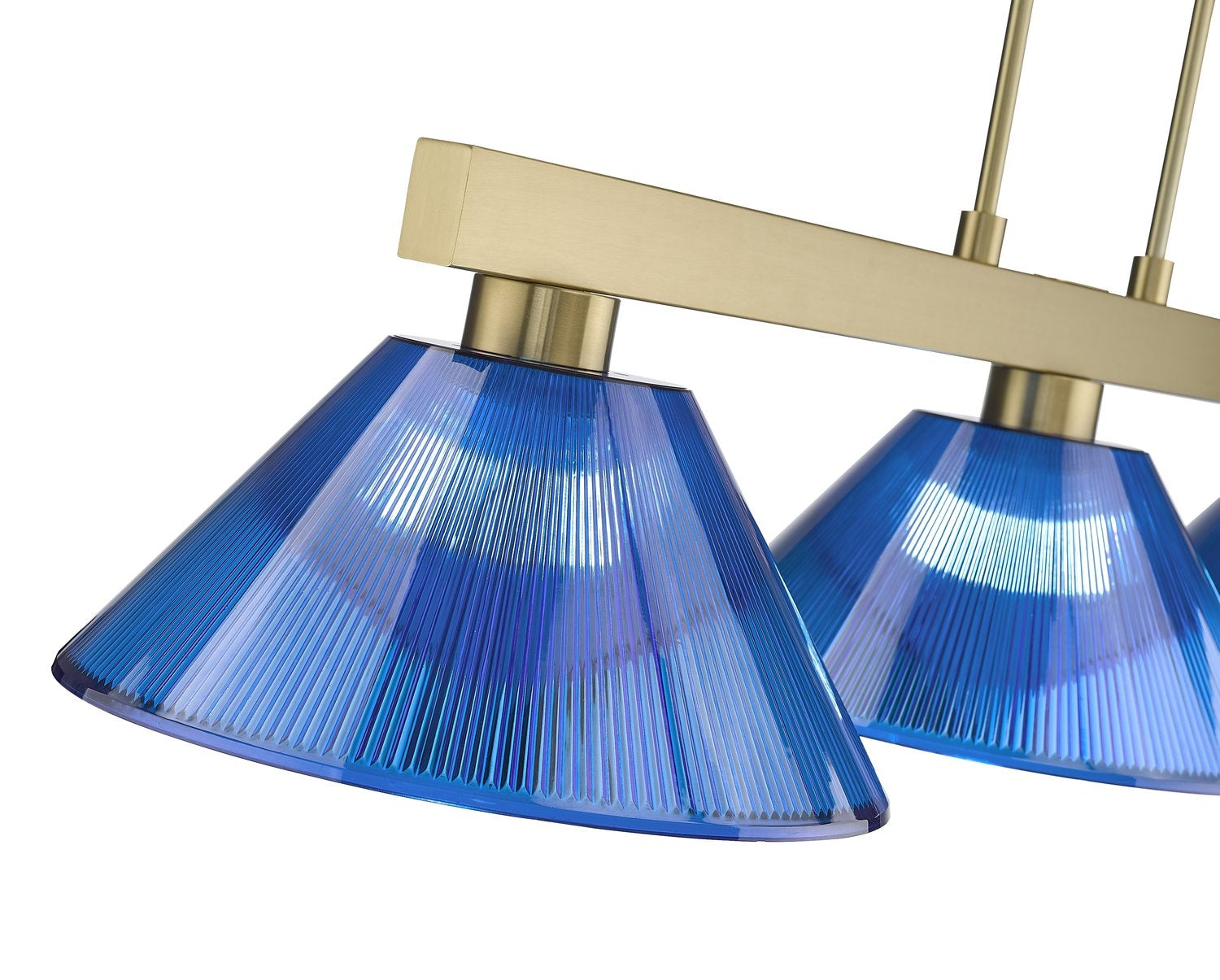 Z-LITE, COBALT 3 LIGHT BILLIARD, LINEAR LIGHT