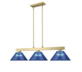 Z-LITE, COBALT 3 LIGHT BILLIARD, LINEAR LIGHT