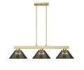 Z-LITE, COBALT 3 LIGHT BILLIARD, LINEAR LIGHT