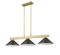 Z-LITE, COBALT 3 LIGHT BILLIARD, LINEAR LIGHT